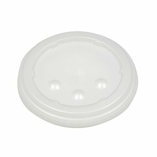 Pactiv Translucent Lid for Cold Drink Cup Flat X-Slot, 600PK DFL32